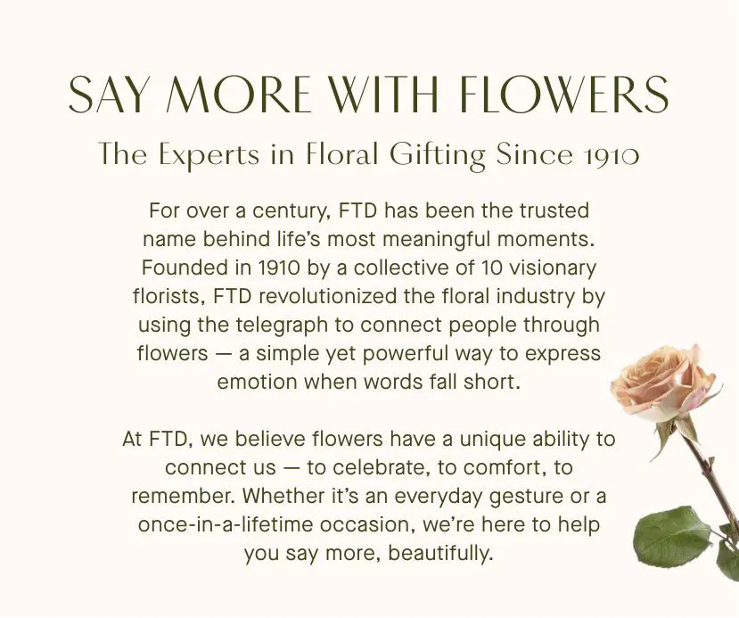 FTD - The Experts in Floral Gift Giving since 1910