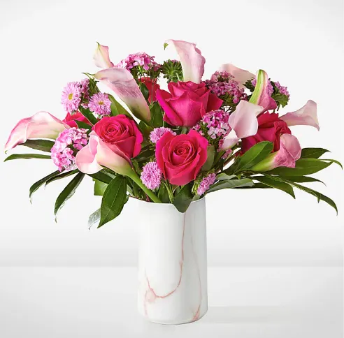 Love on the Line Calla Lily Bouquet