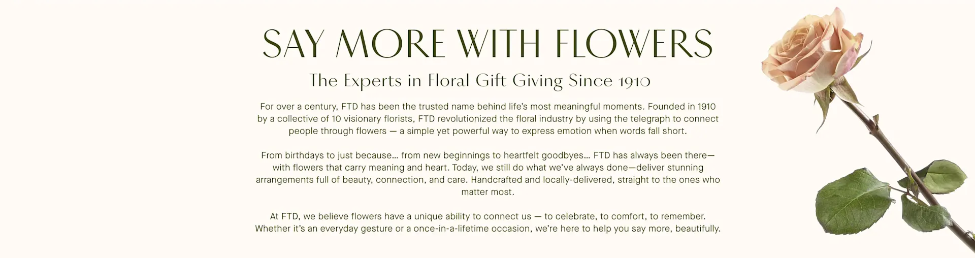 FTD - The Experts in Floral Gift Giving since 1910