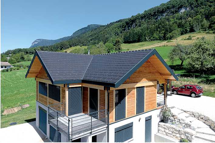 Psigny Tuile terre cuite Signy Anthracite Mat | Monier BMI France