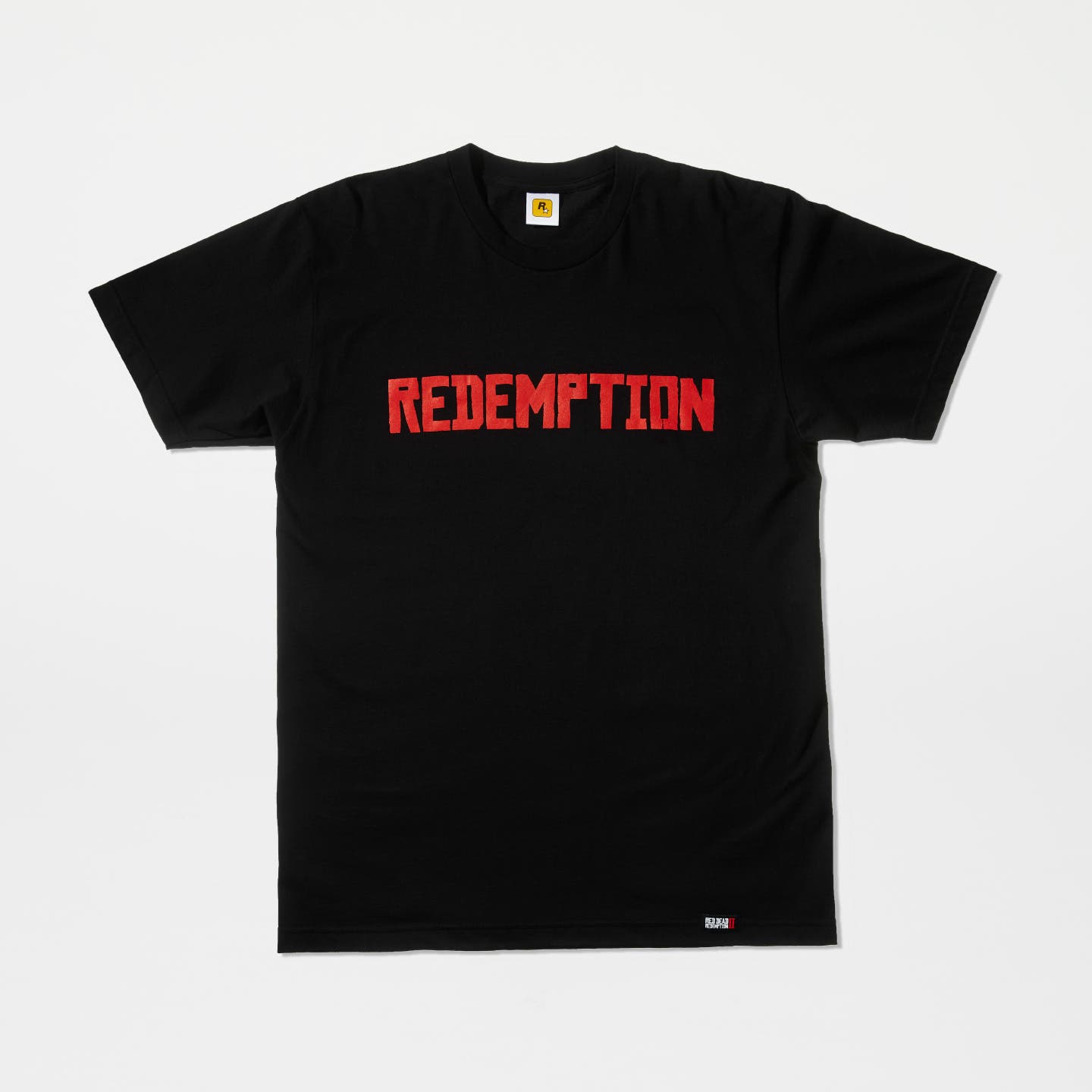 REDEMPTION Tee (Red on Black) - Product Image 1