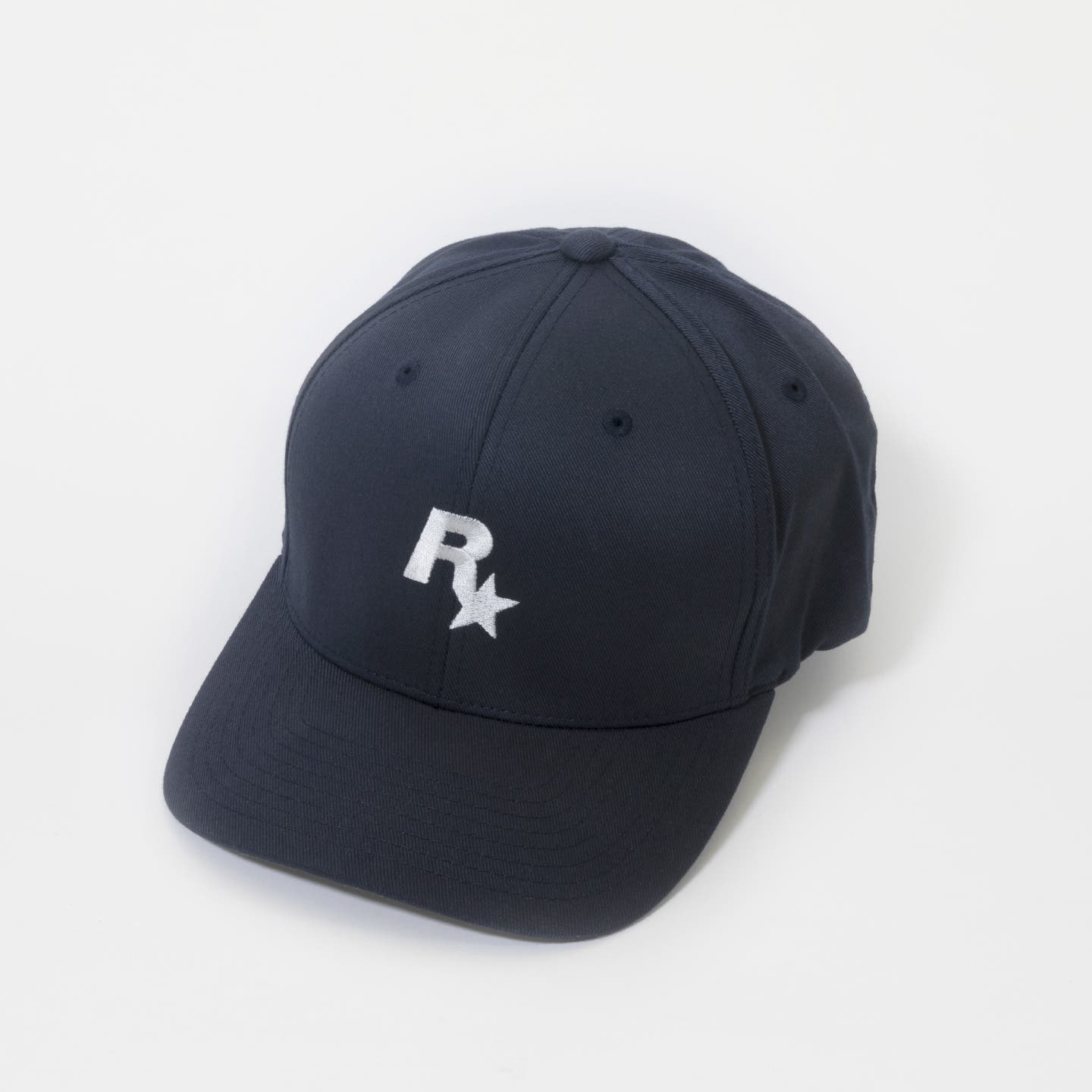 Rockstar Baseball Cap: Navy and White - Product Image 2