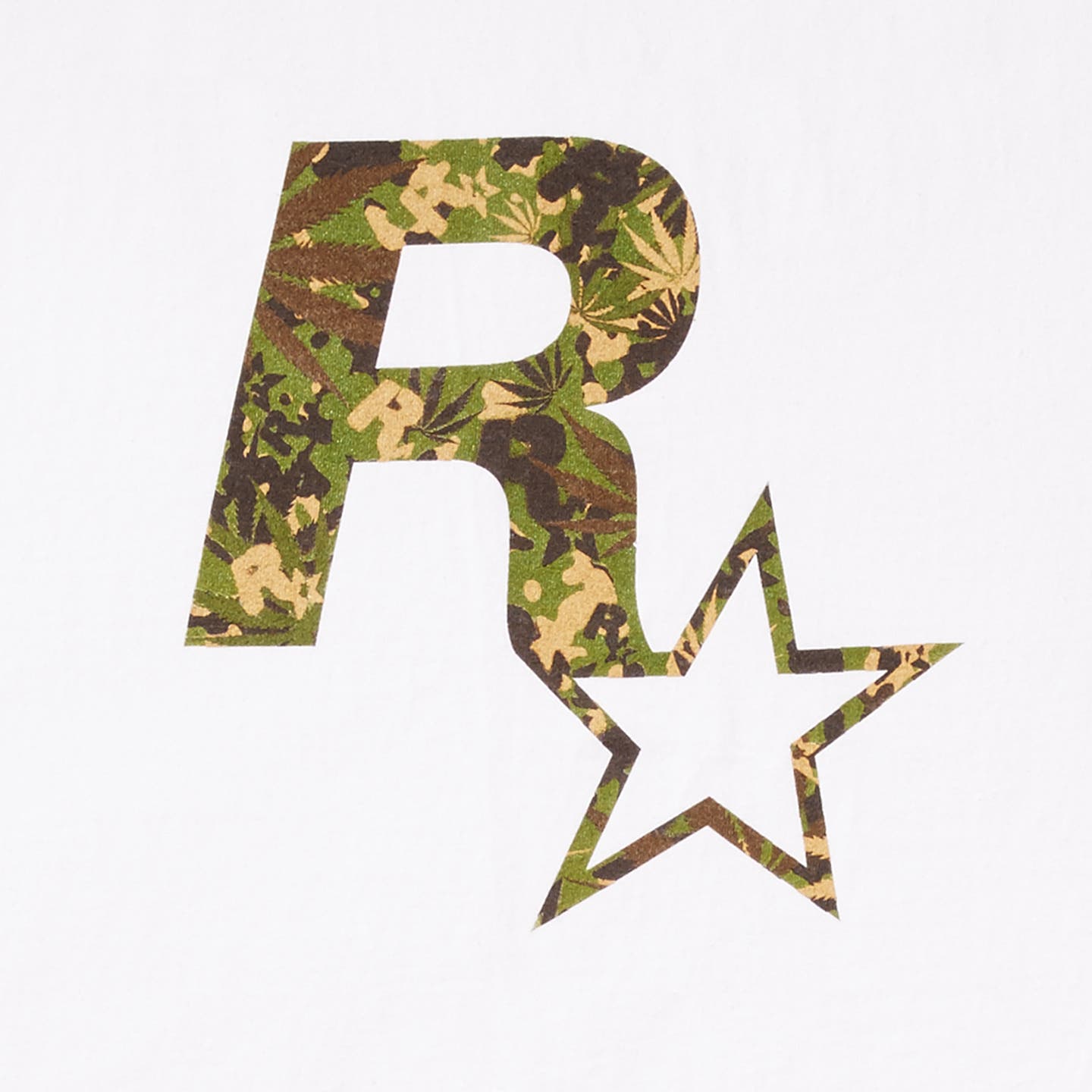 White Rockstar Camo Tee - Product Image 3