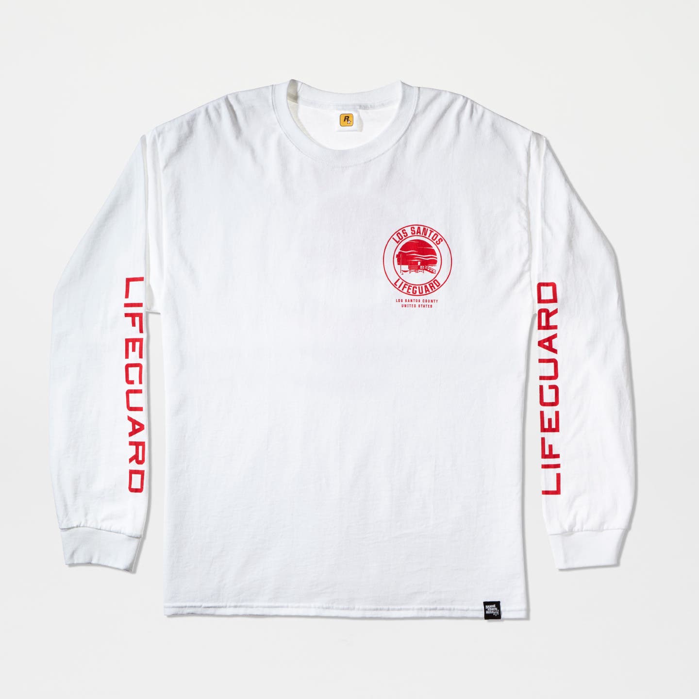 White Los Santos Lifeguard Tee - Product Image 1