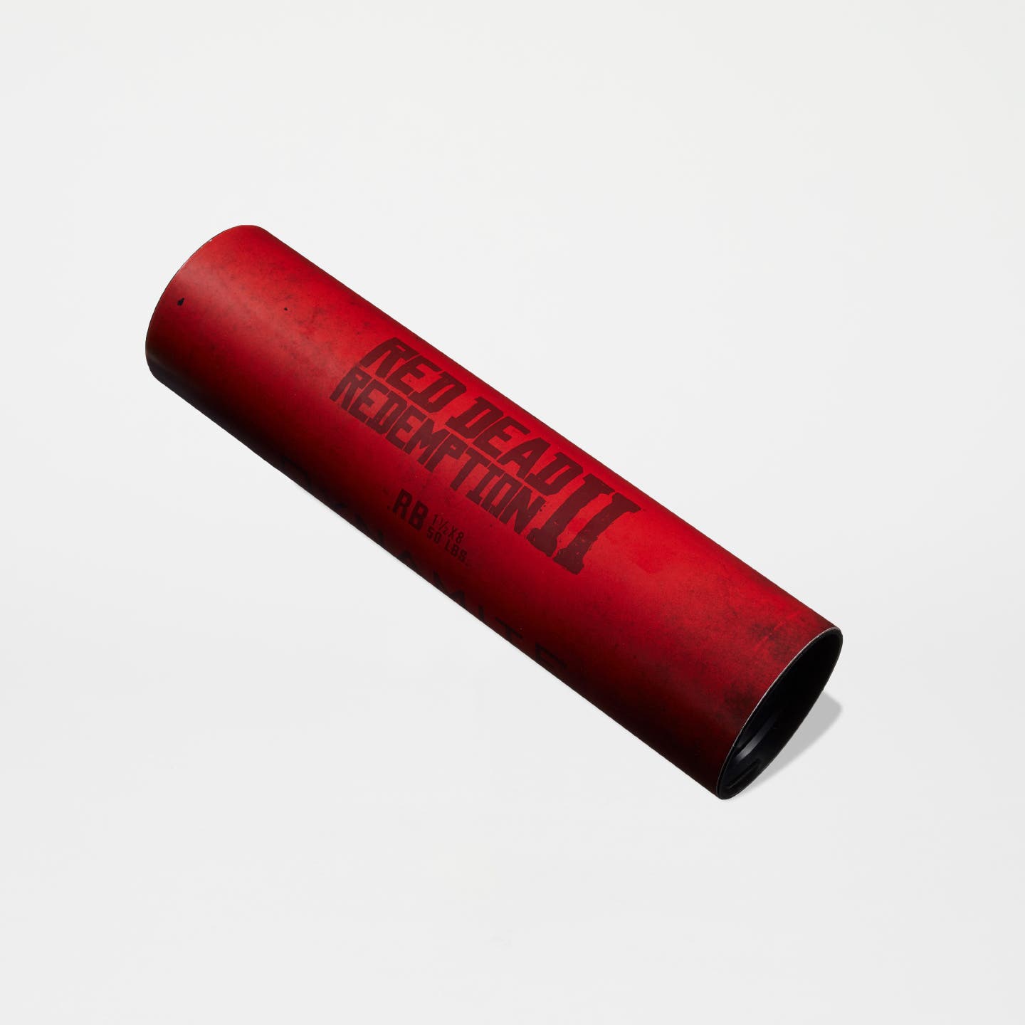 Red on Black Red Dead Redemption 2 Logo Tee (In Dynamite Canister) - Product Image 3