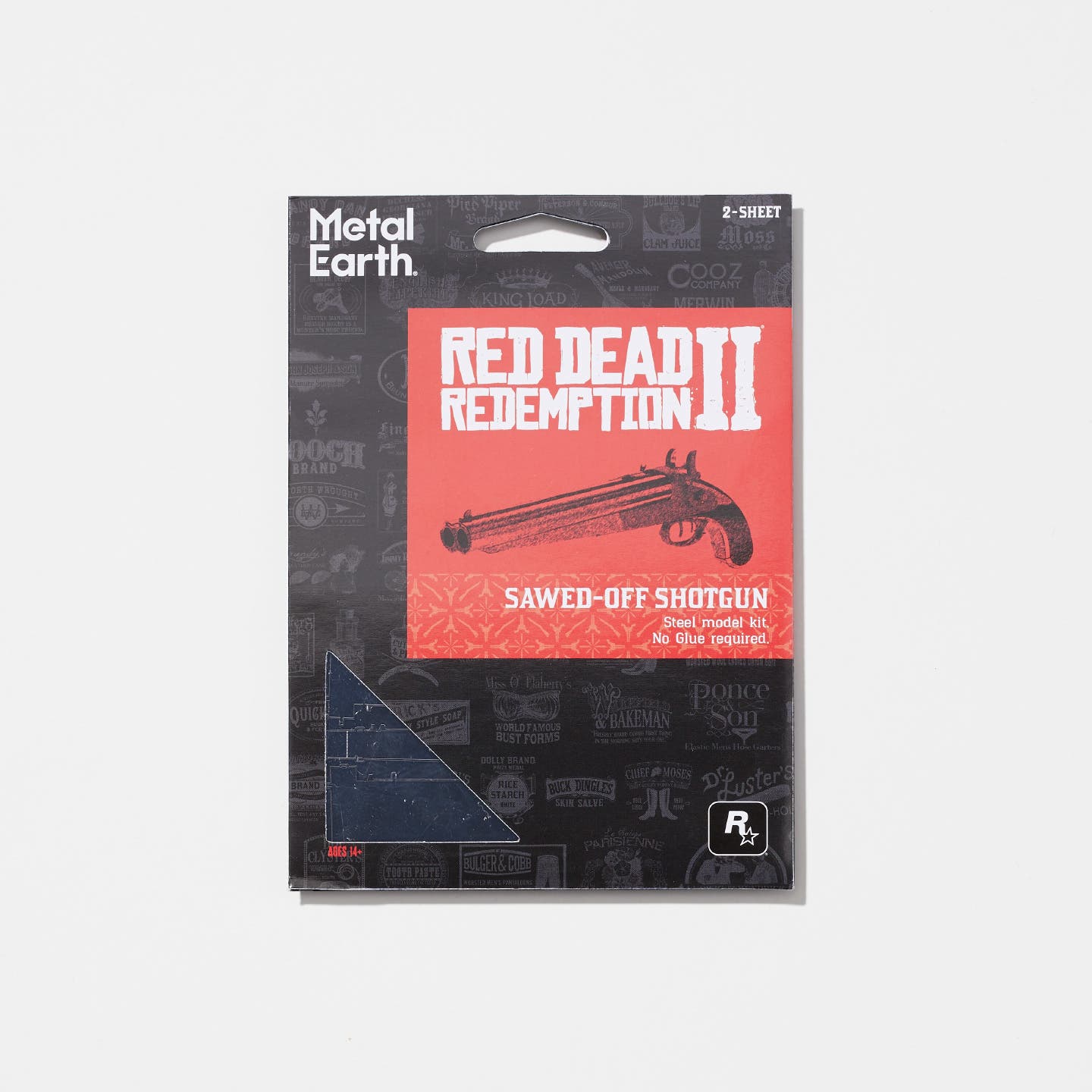 Red Dead Redemption 2 Metal Earth Sawed-Off Shotgun 3D Puzzle - Product Image 3