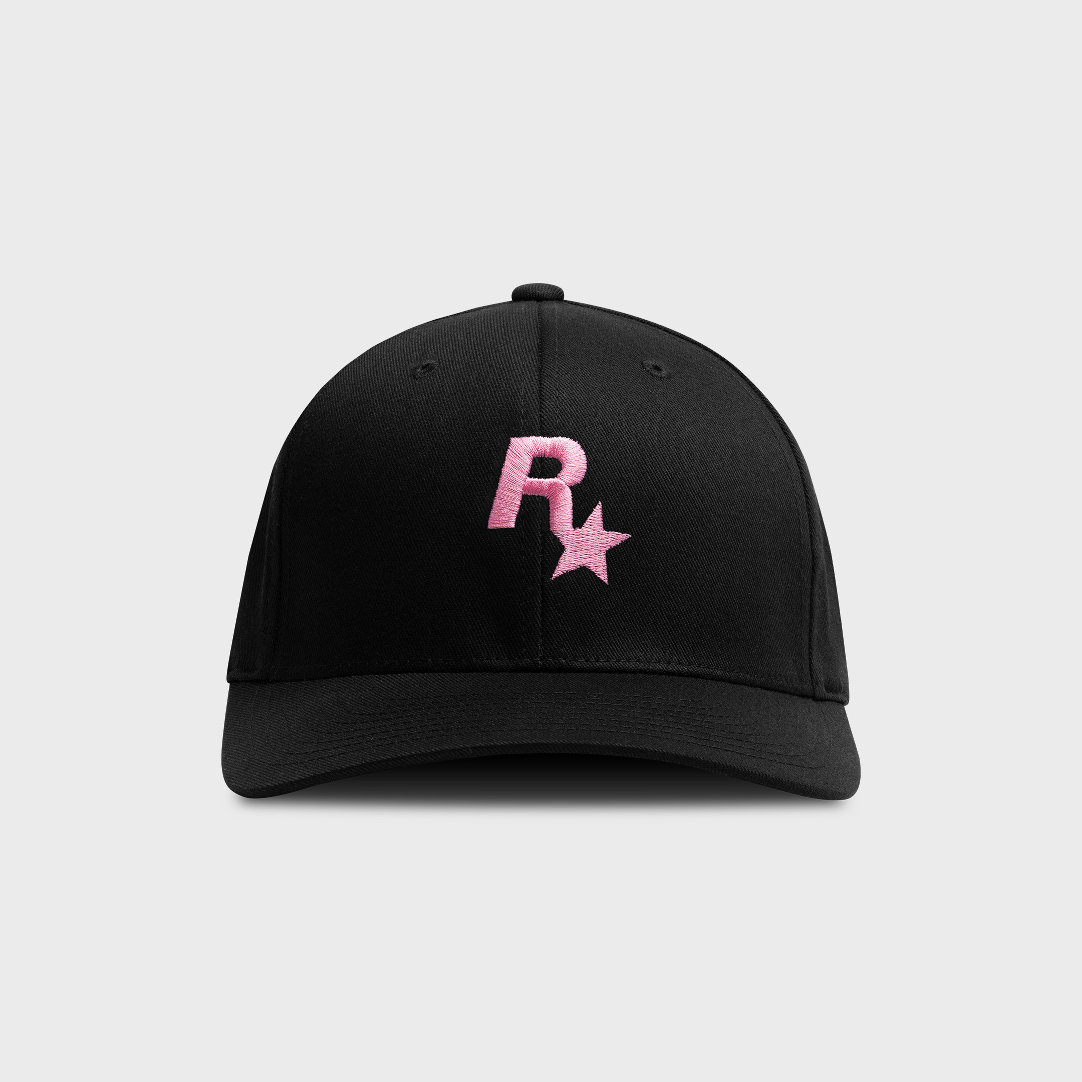 Rockstar Baseball Cap: Black and Pink
