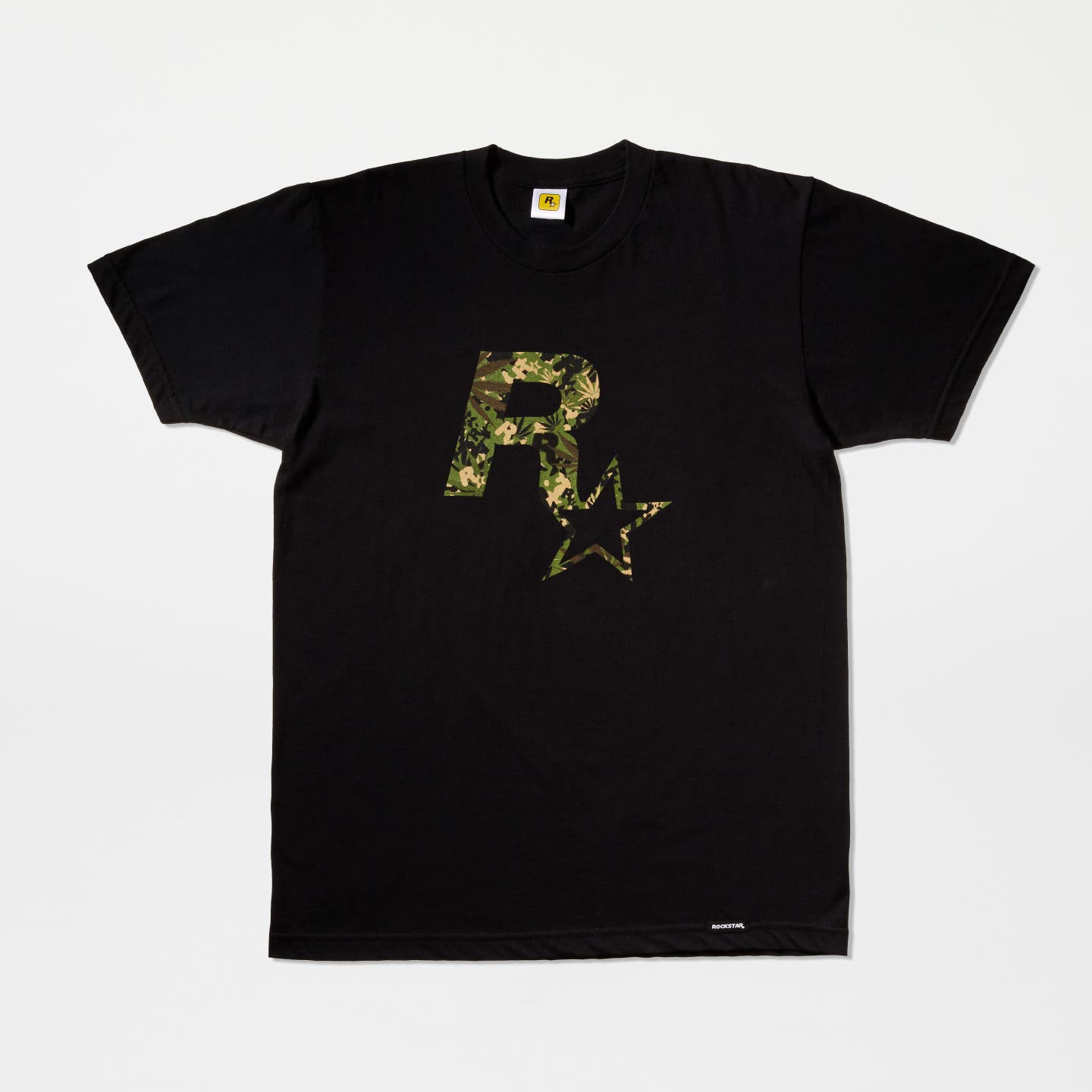 Black Rockstar Camo Tee - Product Image 1