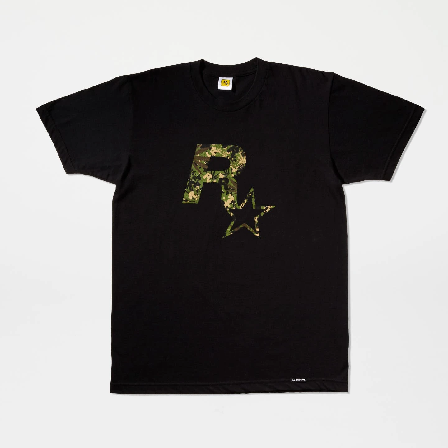 Black Rockstar Camo Tee