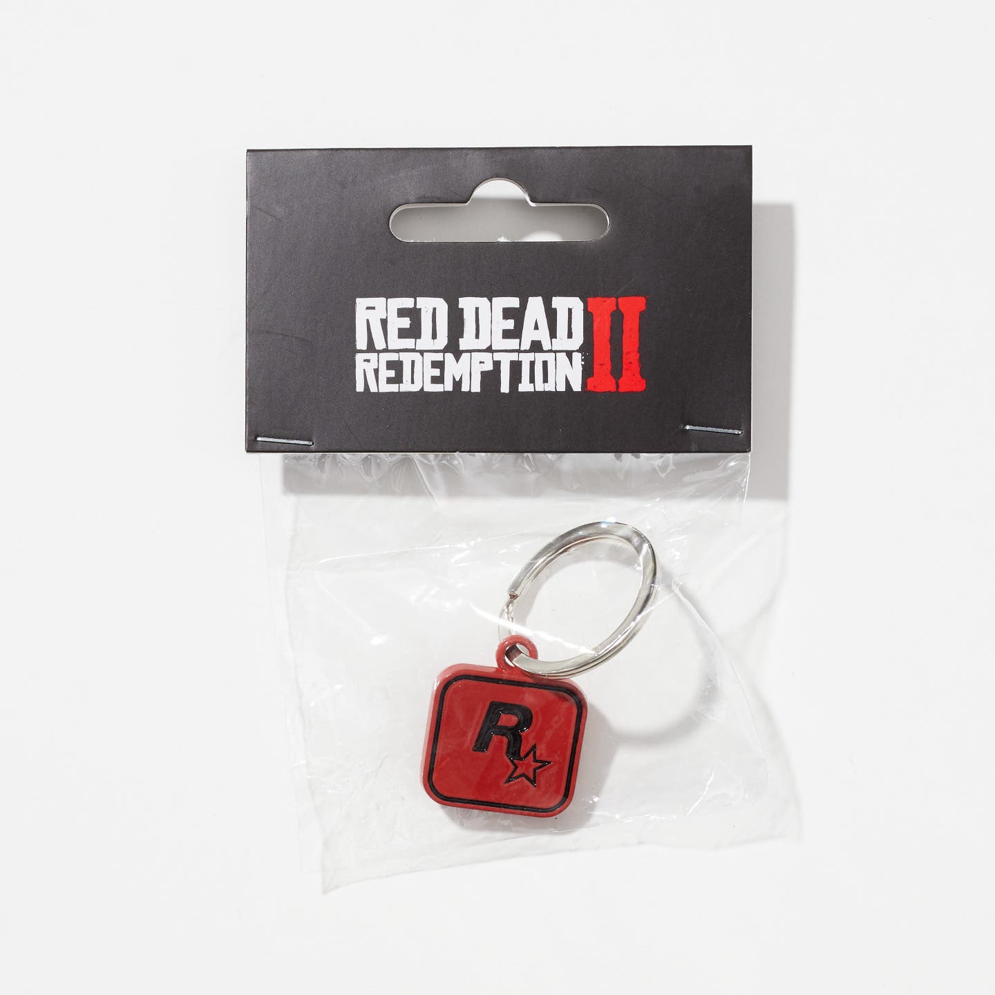Black on Red Rockstar Games Logo Keychain - Product Image 3