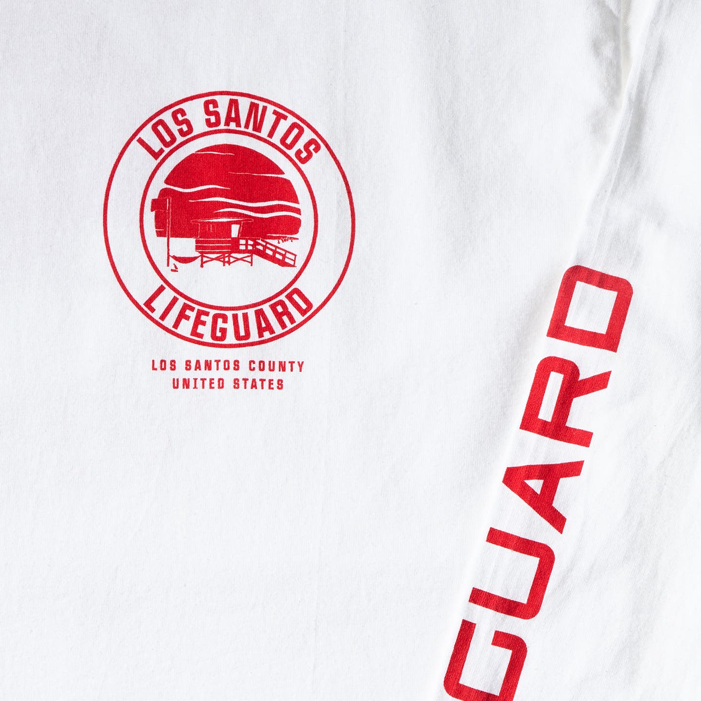 White Los Santos Lifeguard Tee - Product Image 3