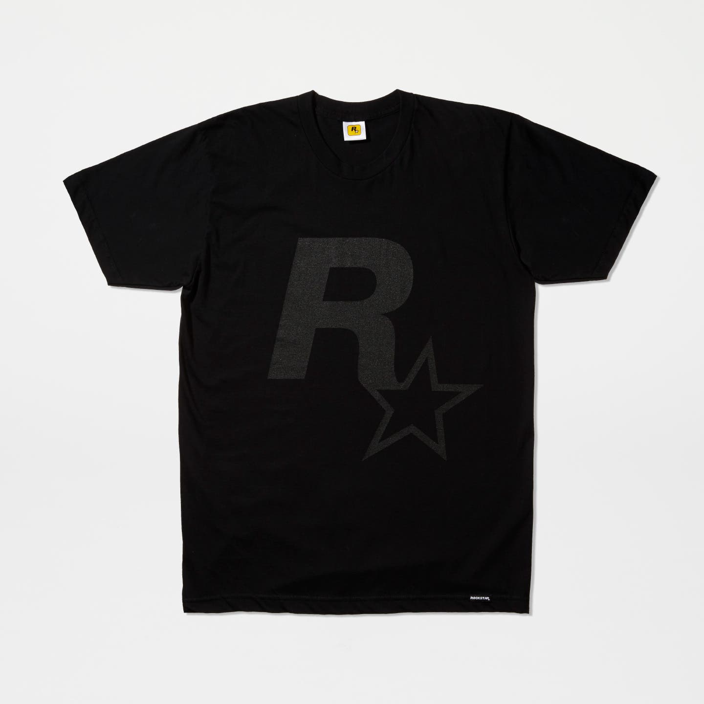 Rockstar Logo Black Out Tee - Product Image 1