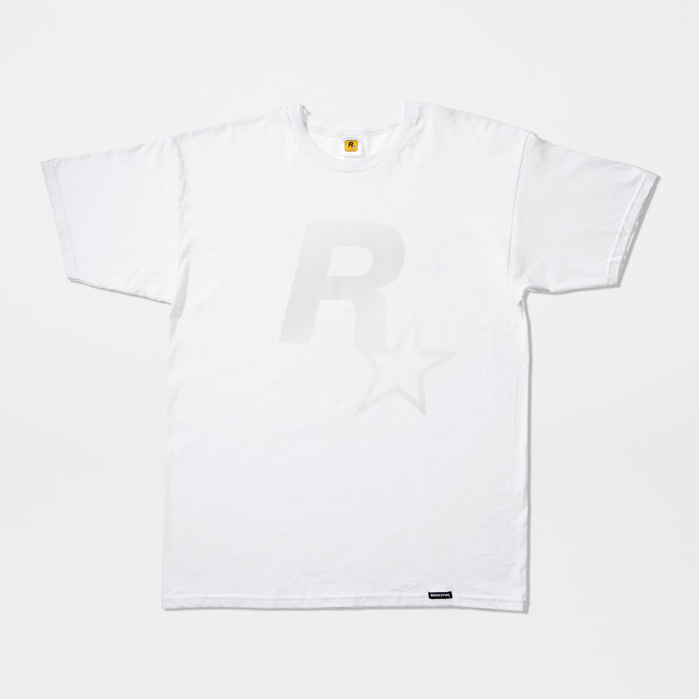 Rockstar Logo White Out Tee - Product Image 1