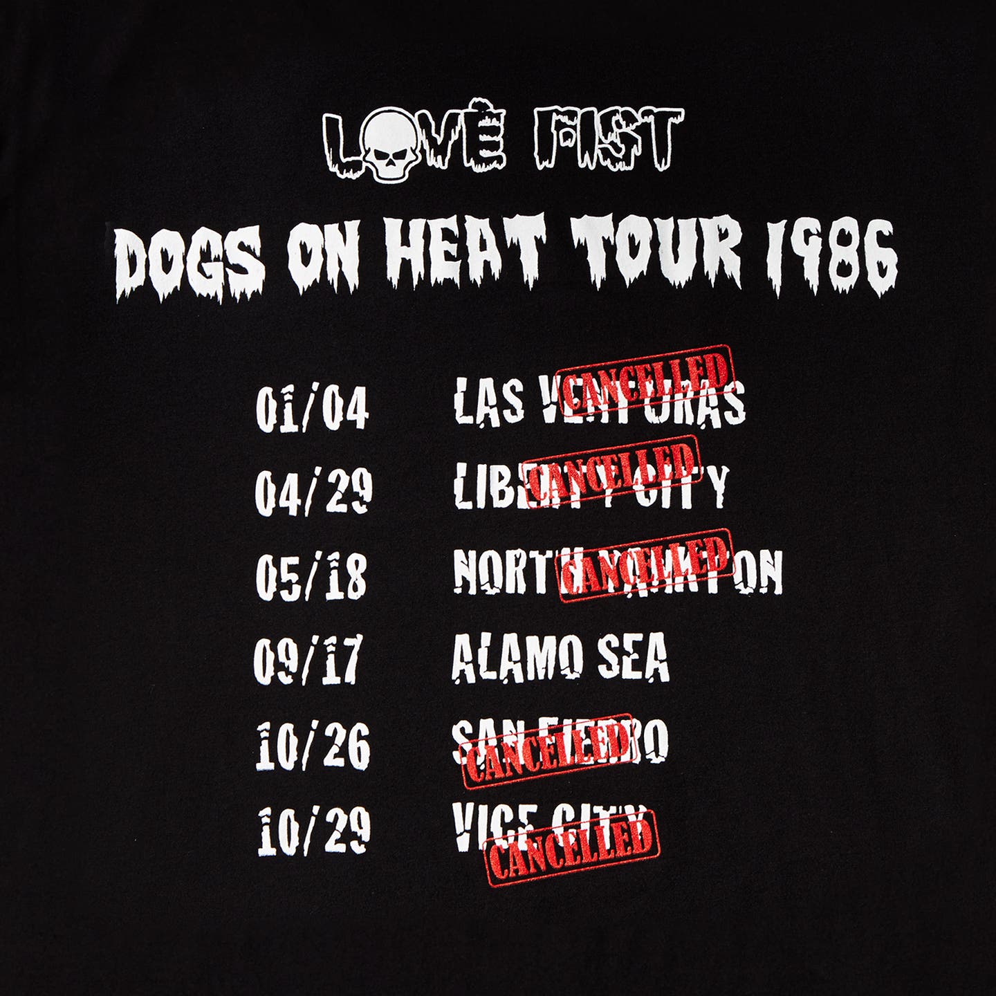Love Fist Tour Tee - Product Image 4