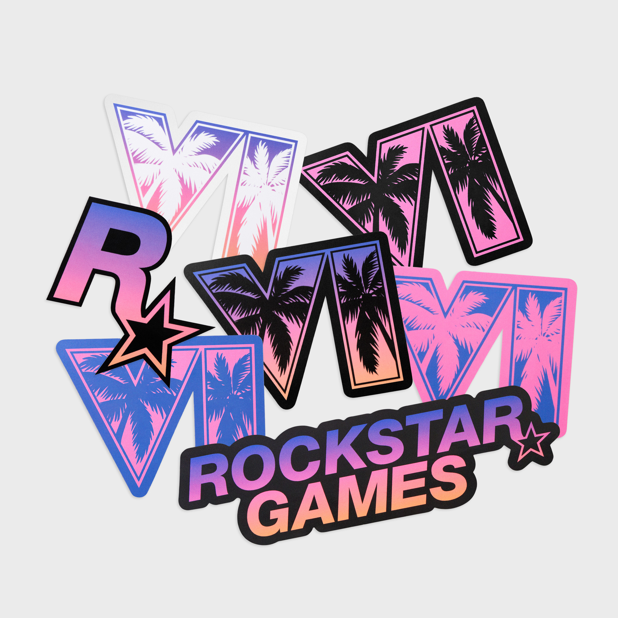 Grand Theft Auto VI and Rockstar Games Sticker Collection