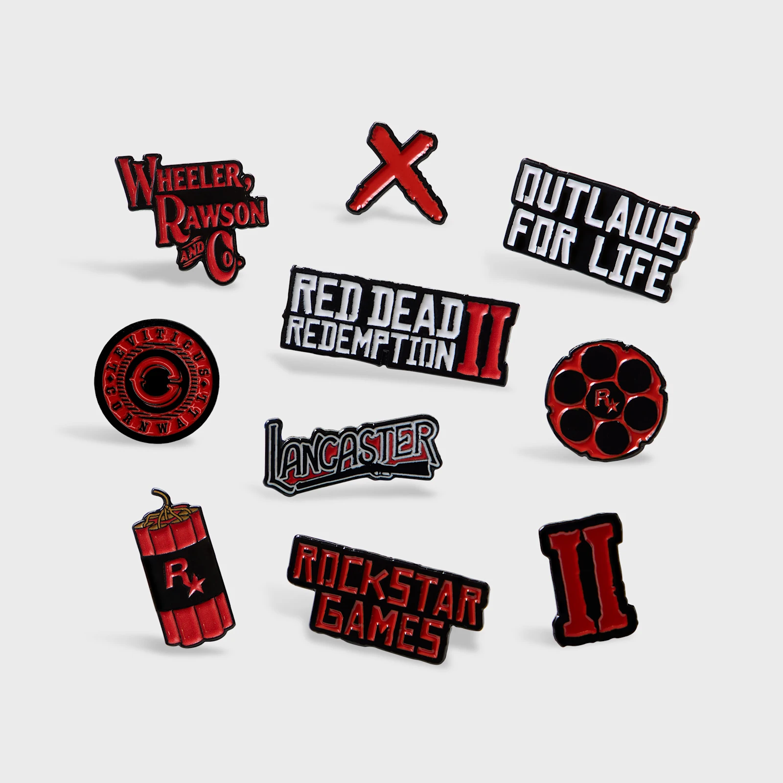 Red Dead Redemption Enamel Pins