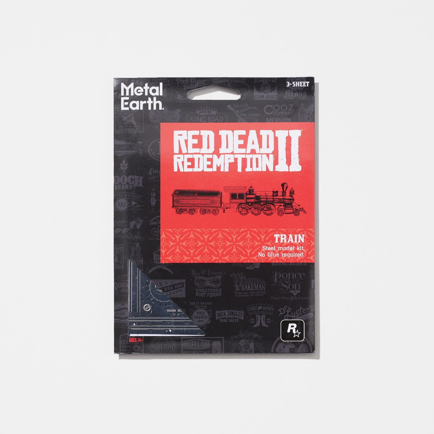 Red Dead Redemption 2 Metal Earth Train 3D Puzzle - Product Image 3