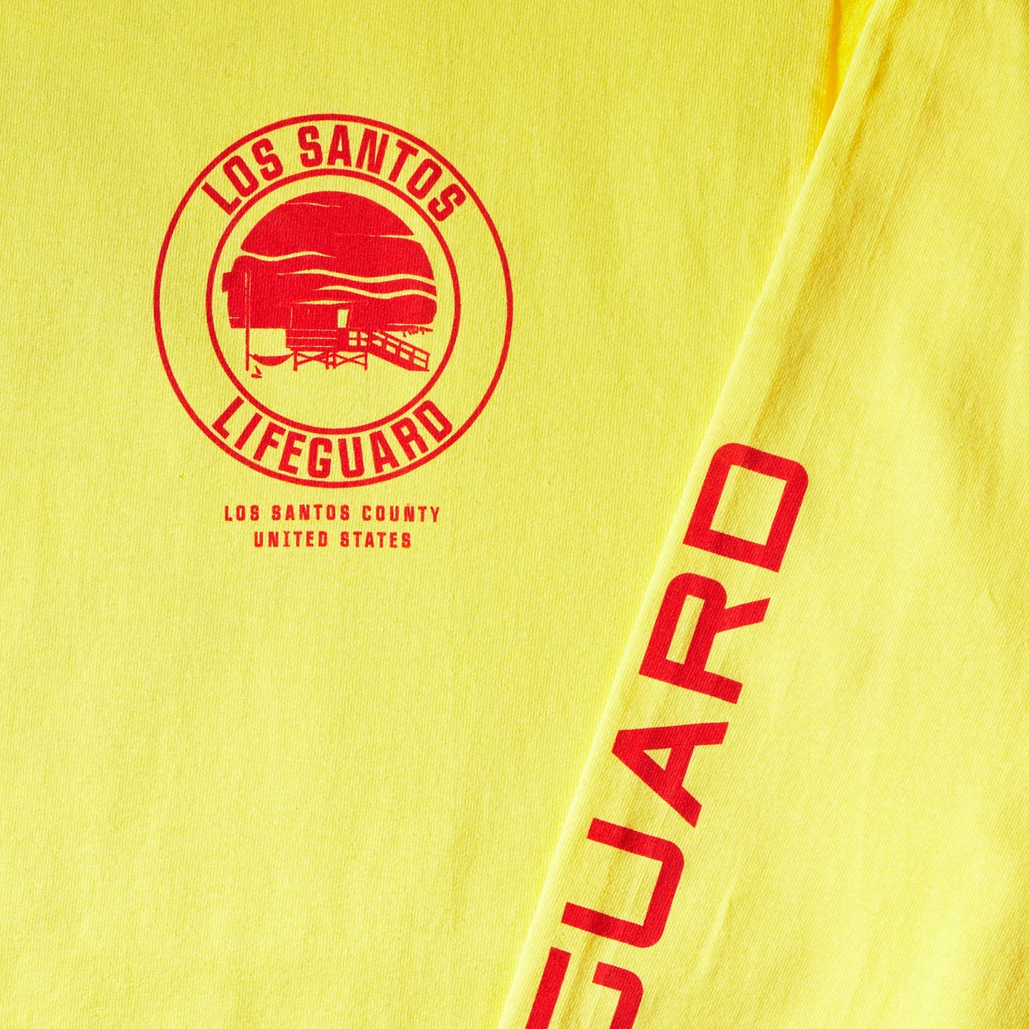 Yellow Los Santos Lifeguard Tee - Product Image 3
