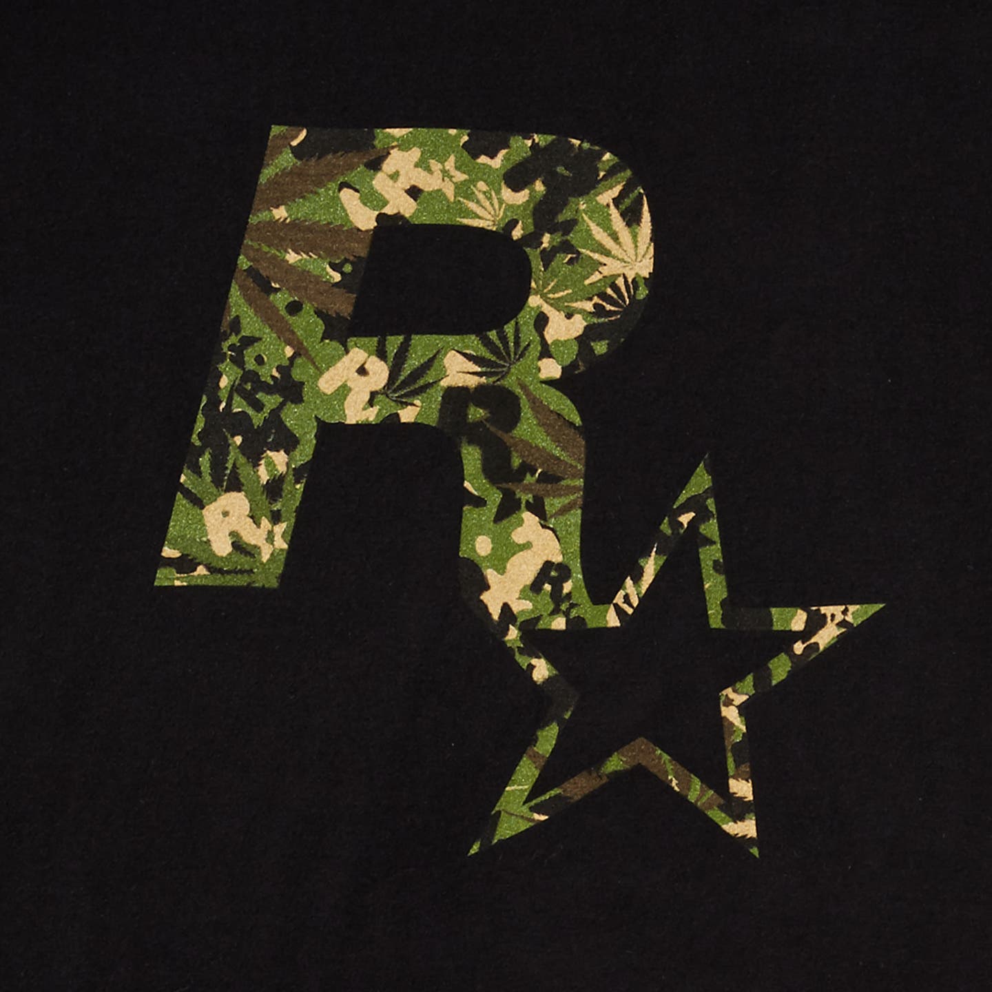 Black Rockstar Camo Tee - Product Image 3
