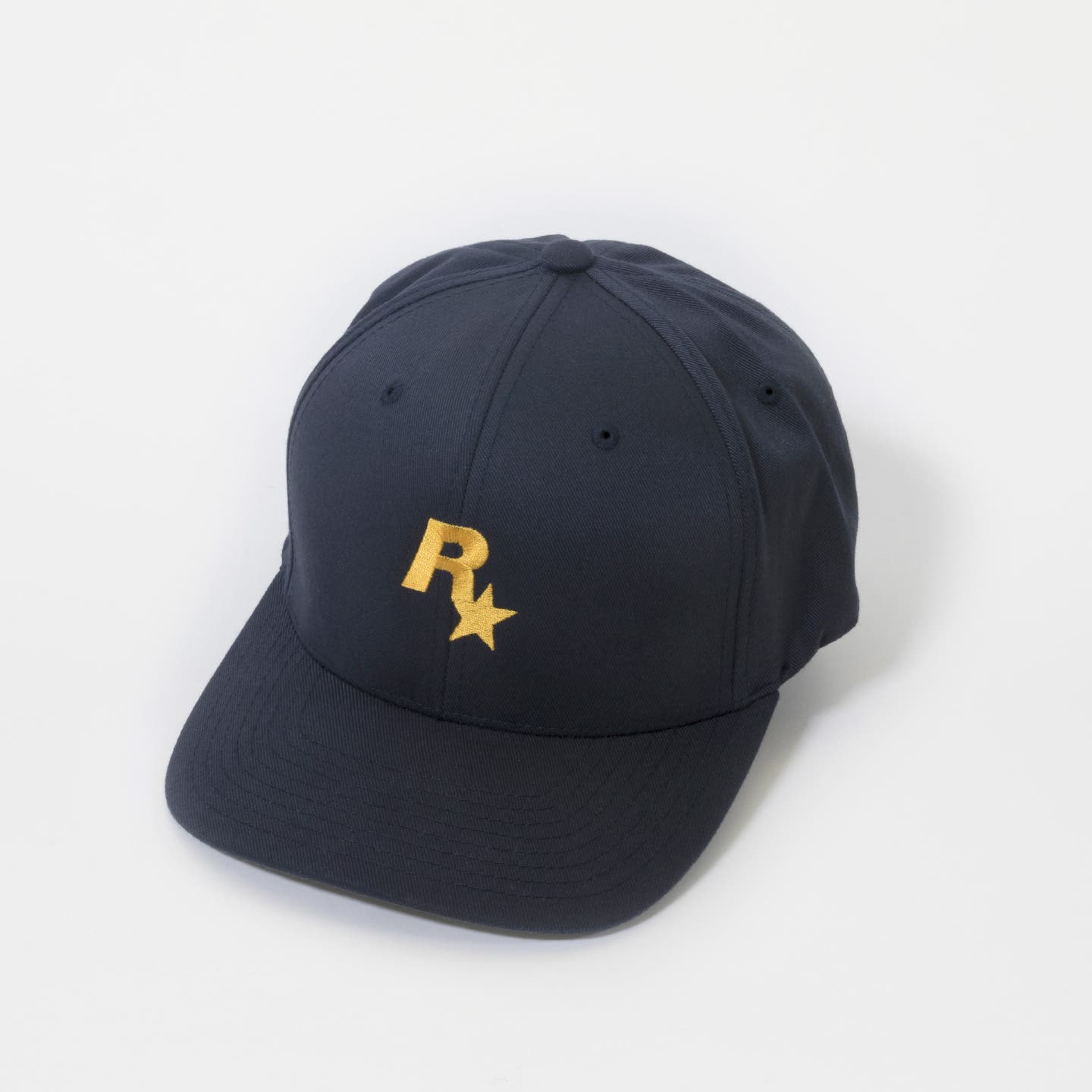 Rockstar Baseball Cap: Navy and Gold - Product Image 2