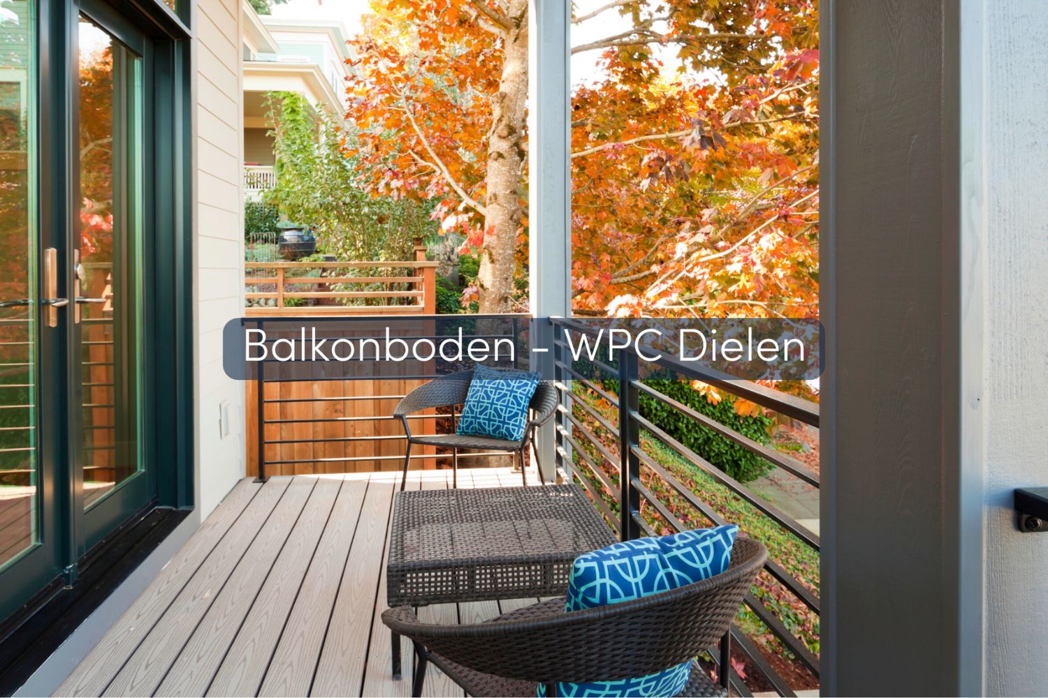Balkon Bodenbelag WPC