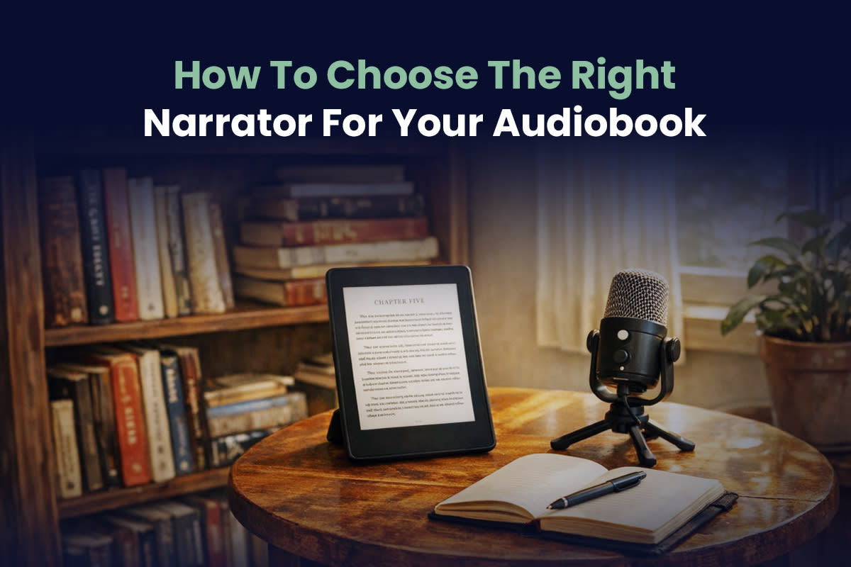 Cover Image for How to Choose the Right Narrator for Your Audiobook