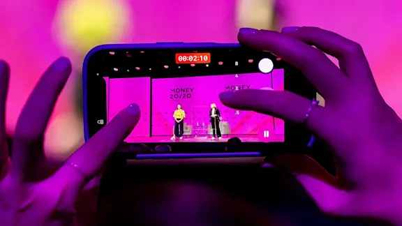 Recording of stage session at Money20/20 Asia