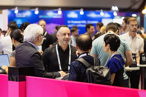 Delegates networking at Money20/20 Asia's Connections Lounge