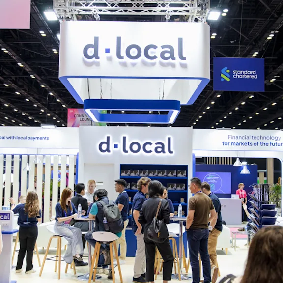 dlocal sponsor booth at Money20/20 Asia in Bangkok