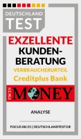 Focus Money Siegel Exzellente Kundenberatung 2025