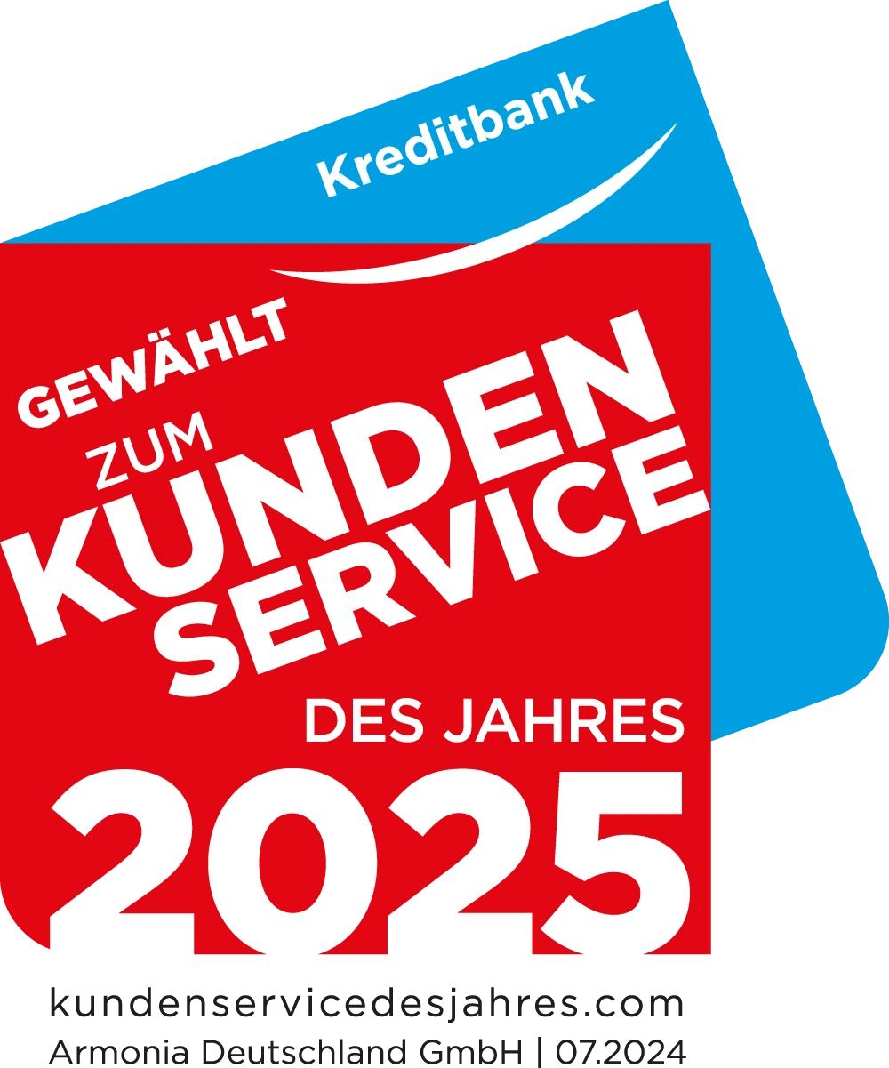 Gewählt zum Kundenservice des Jahres 2025 > Siegel schwarze schrift