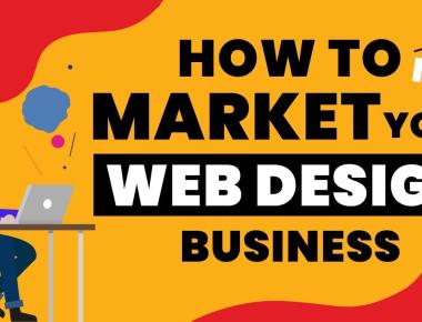 how to market web design services?