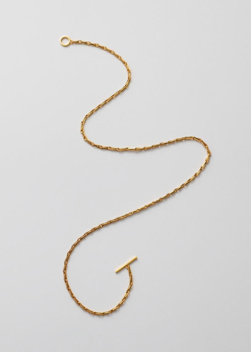 fold necklace polished gold p2