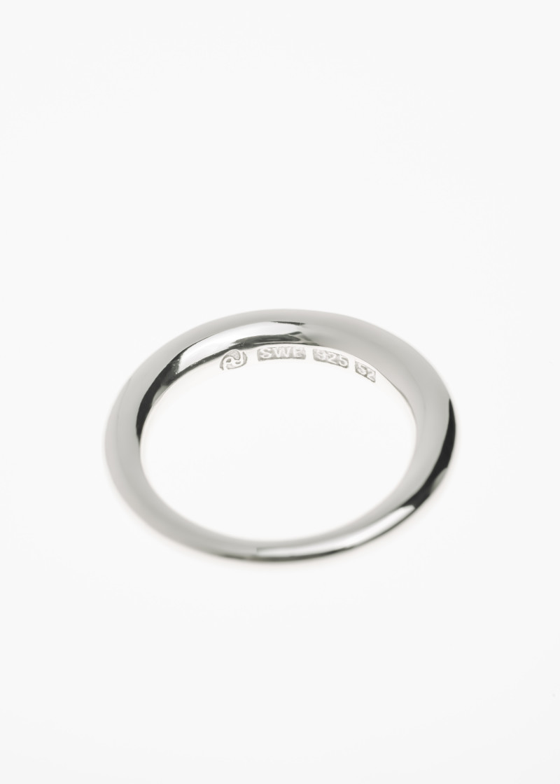 snake ring thin polished-silver p-2