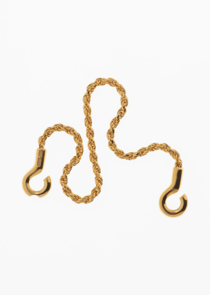 rope bracelet thick single gold p-2