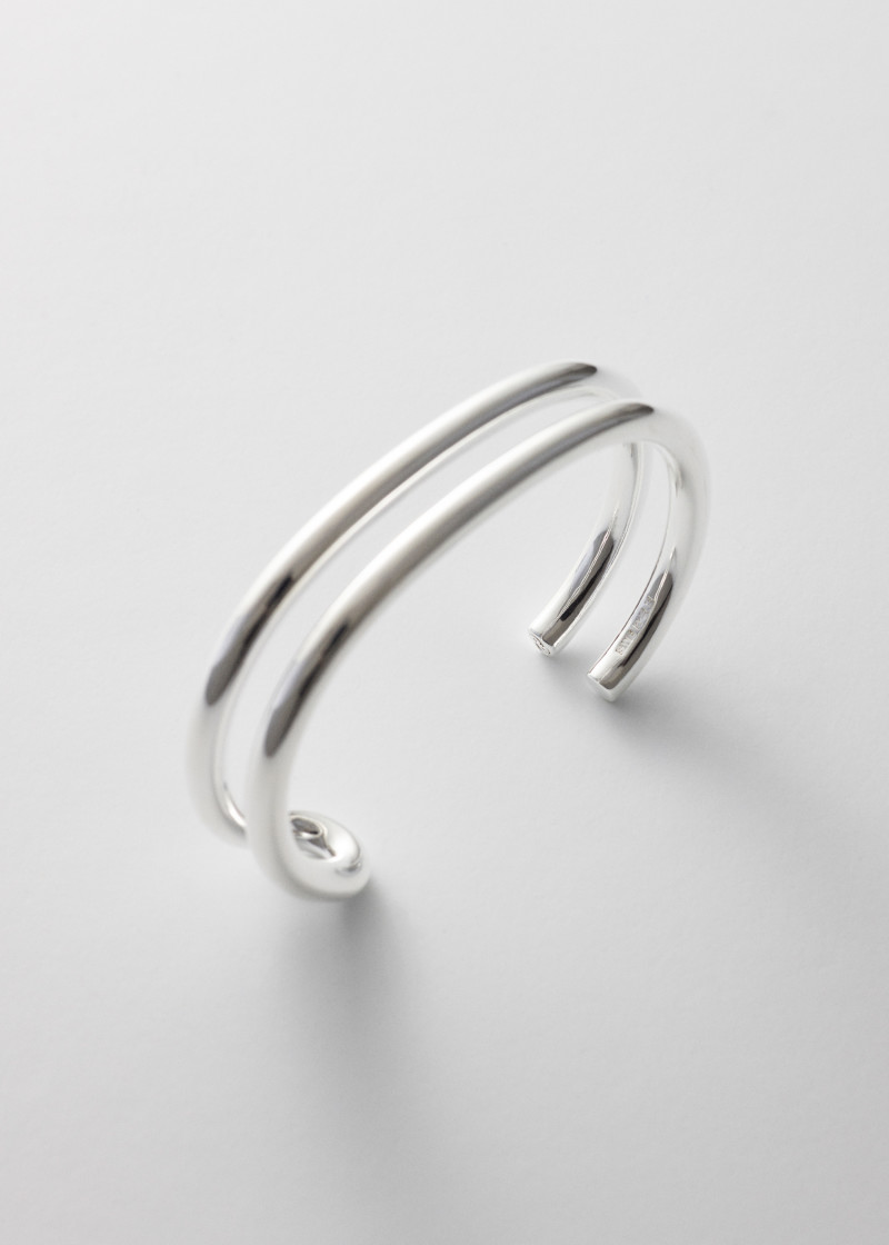 turn bracelet polished silver p2