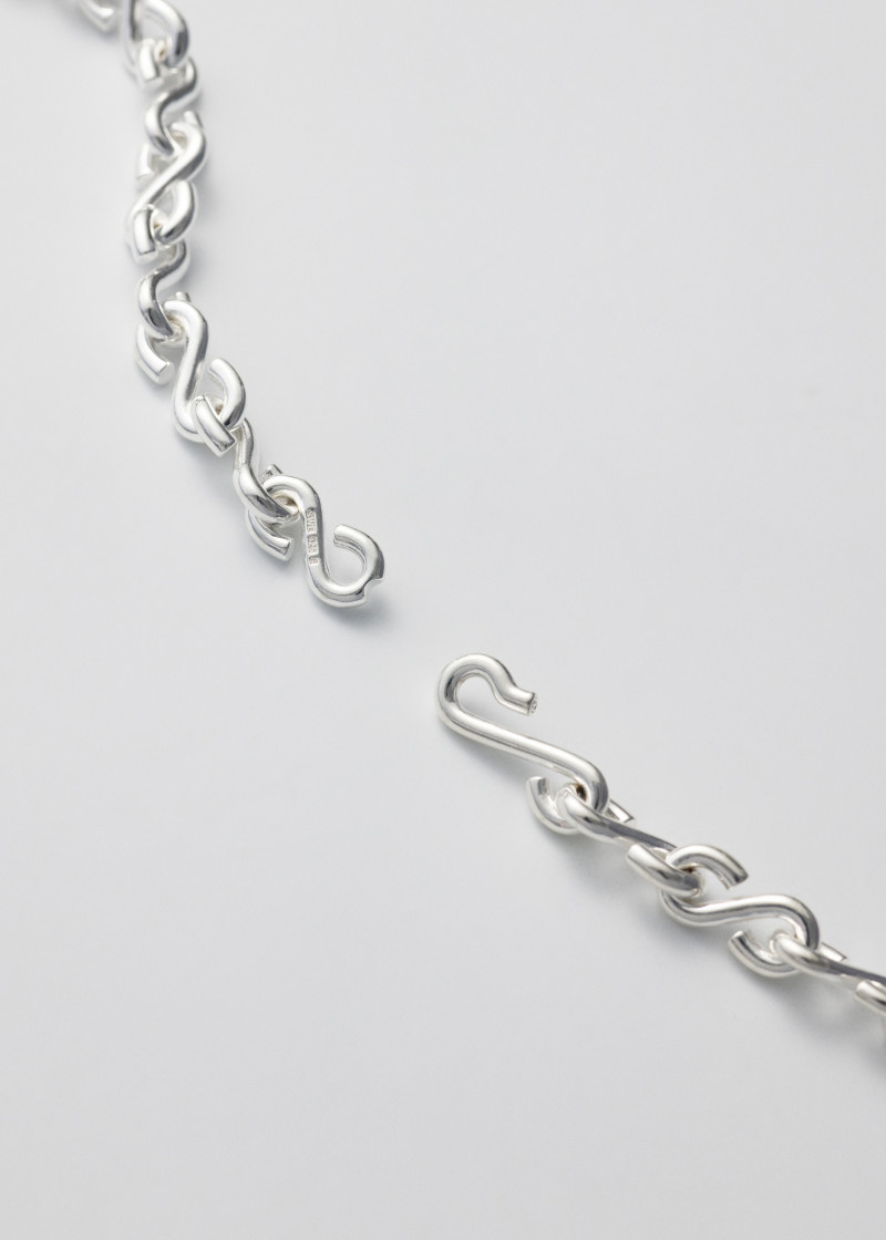 s necklace thin polished silver p3