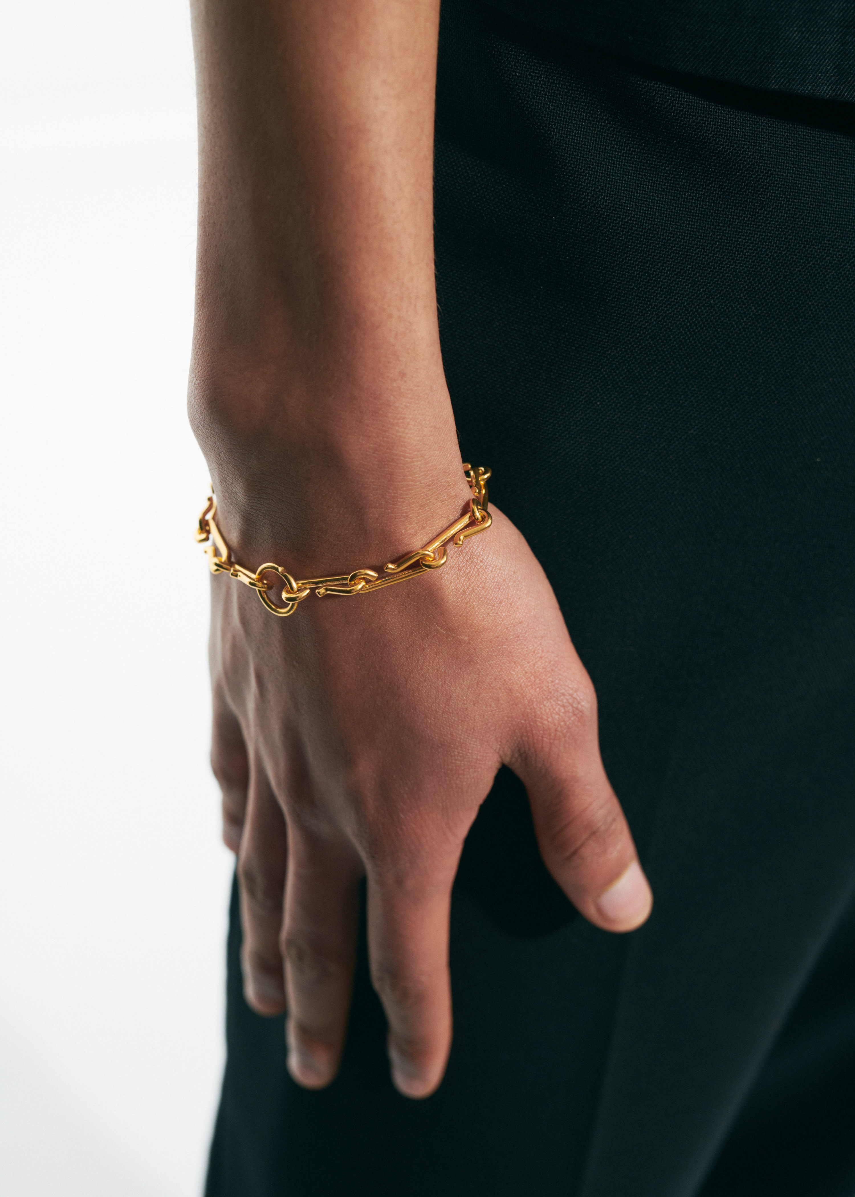 【All Blues】S bracelet Thick ゴールド ブレスレット ALL BLUES☆S thick ブレスレット ゴールド【関税送料込】 (All