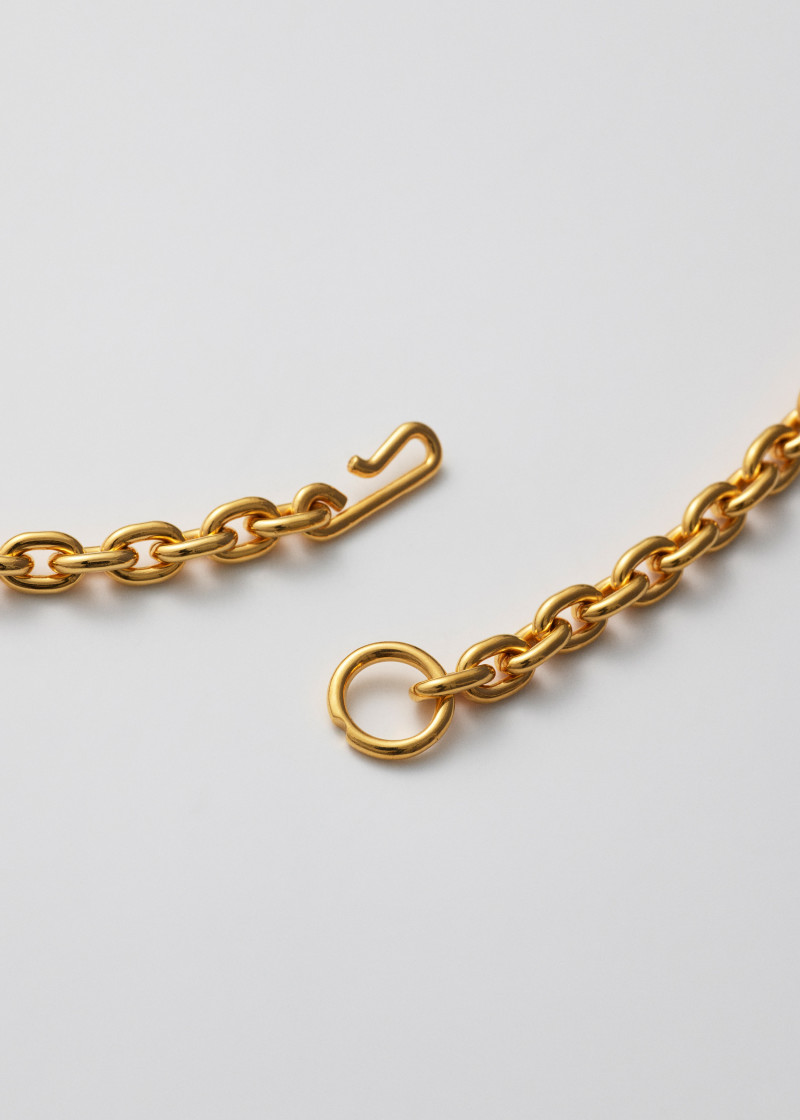 standard necklace thin polished gold p3
