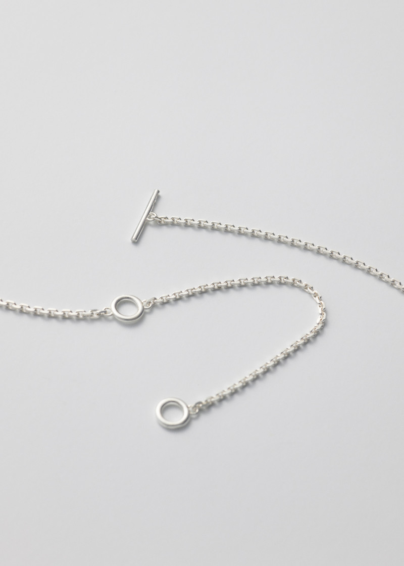 string necklace polished silver p3