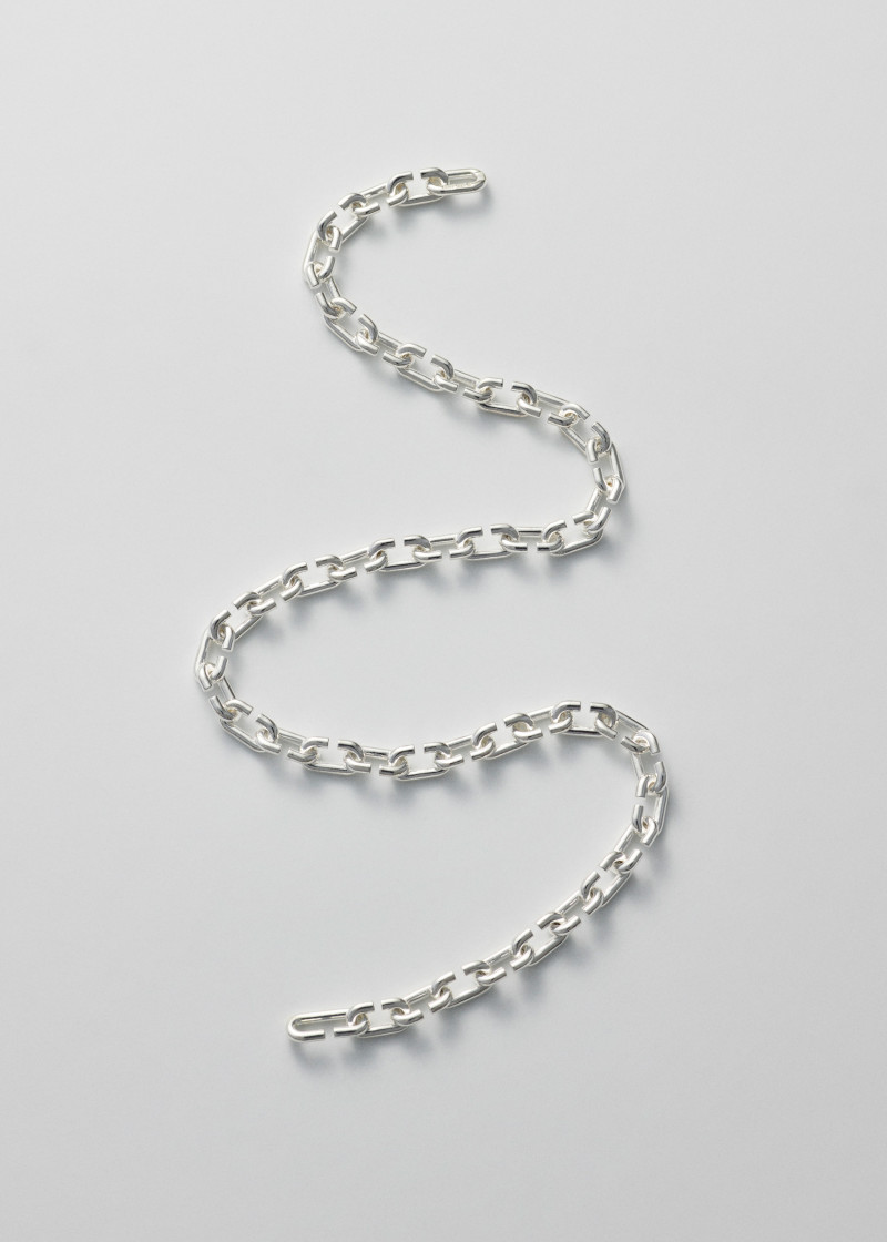 c necklace thin polished silver p2