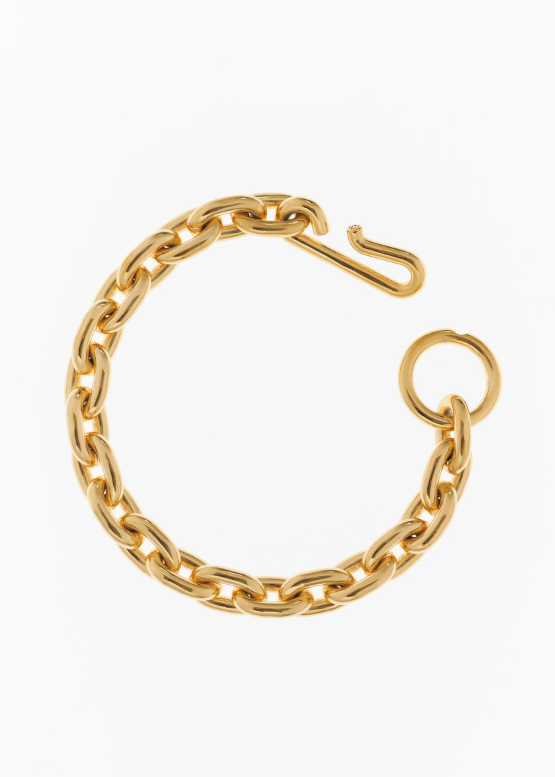 standard bracelet thick polished-gold p-1