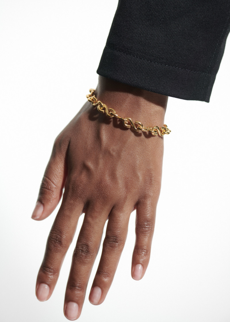 s bracelet thin gold l-2