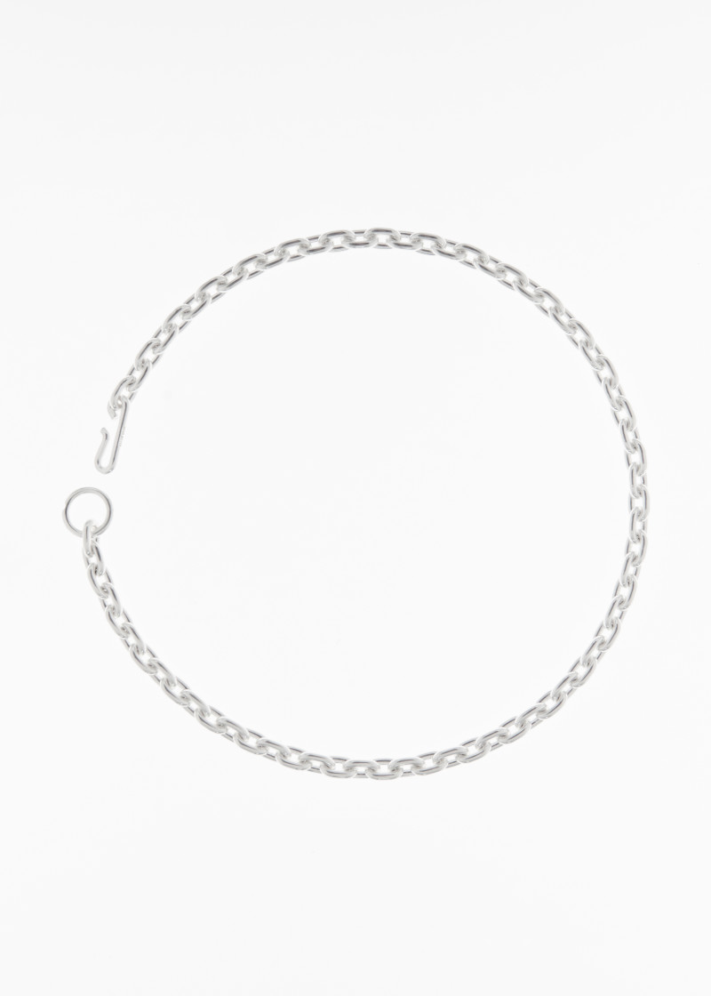 standard necklace thin polished-silver p-1