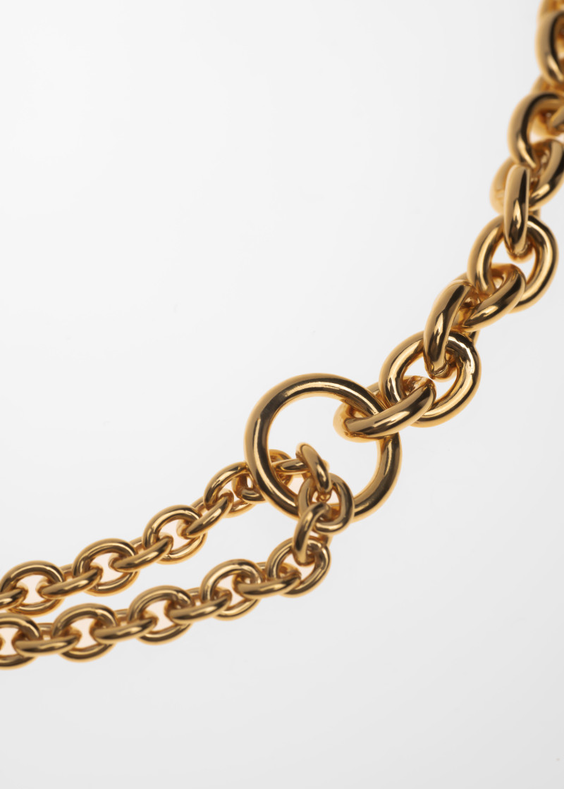 double necklace gold p-2