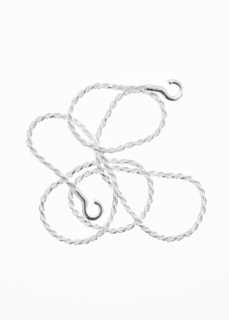 rope necklace thin silver p-2
