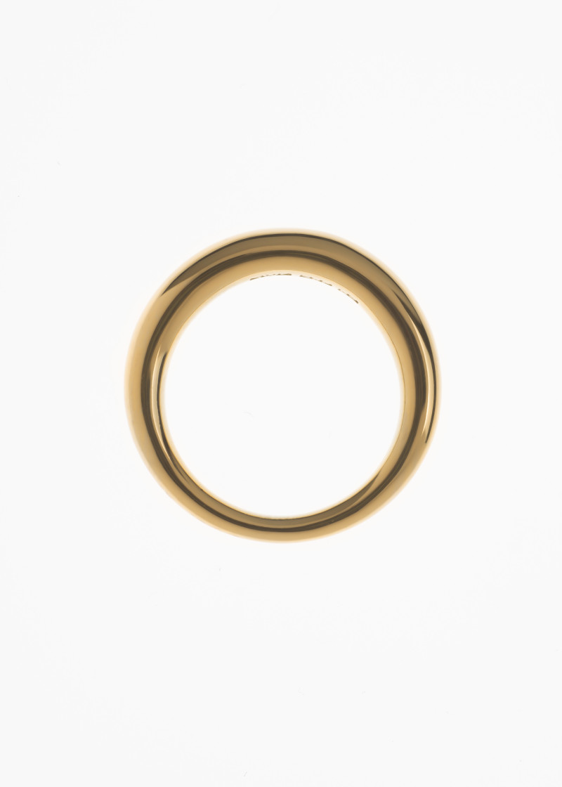 snake ring thin polished-gold p-1