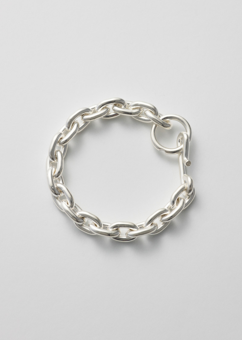 standard bracelet thick polished silver p1