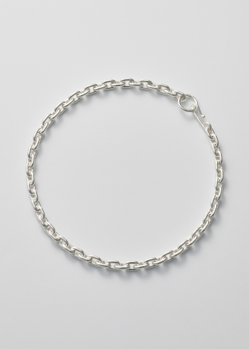 standard necklace mid polished silver p1