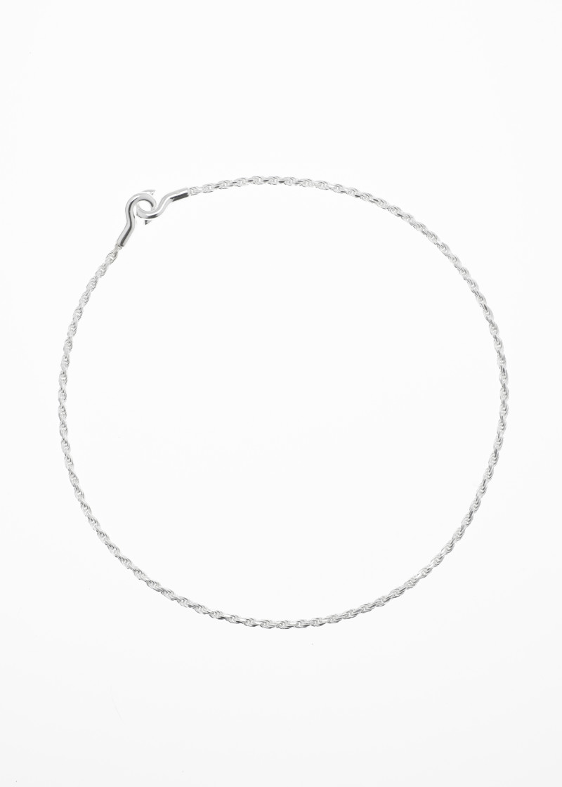 rope necklace thick silver p-1